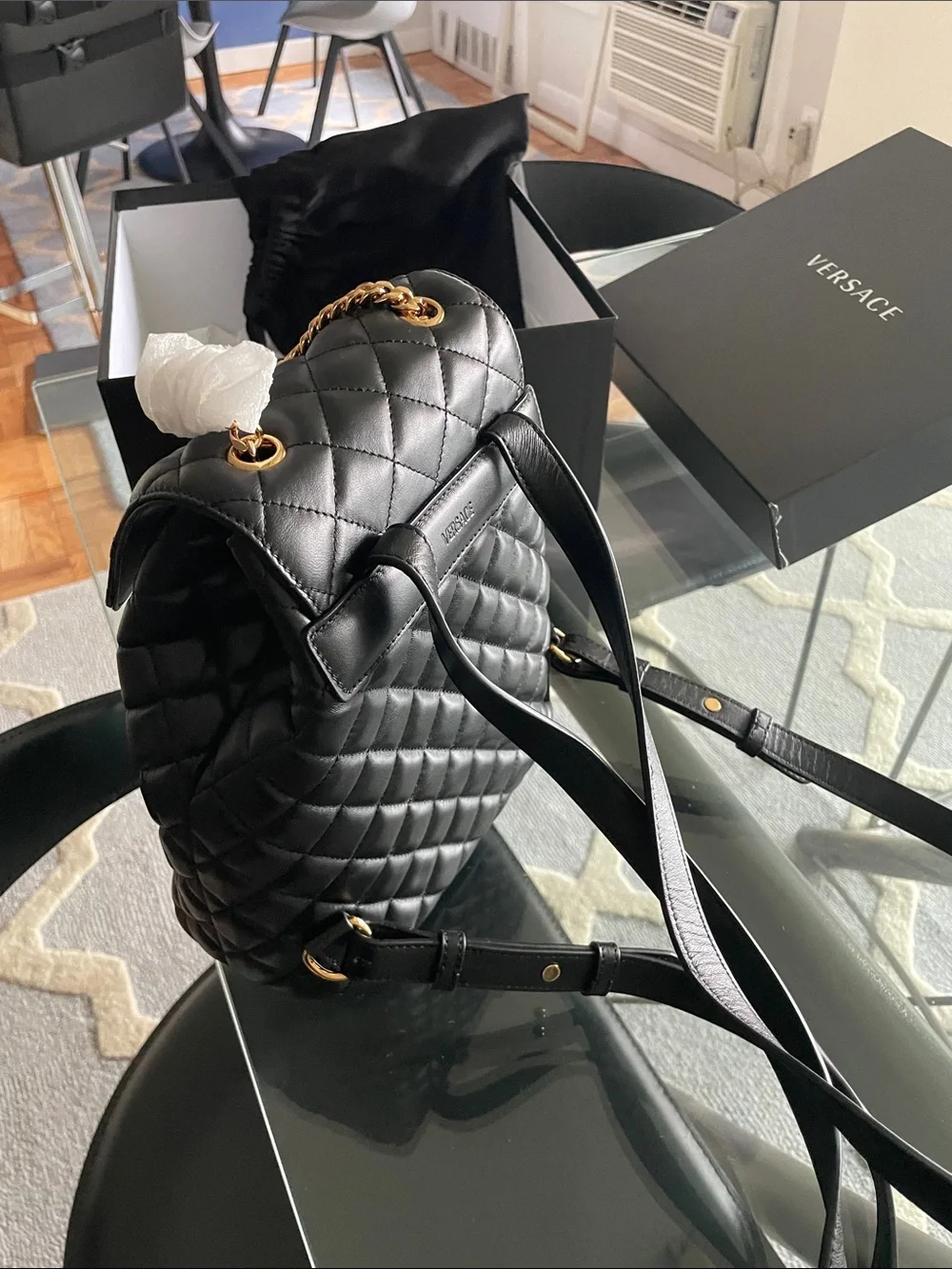 Versace luxury quilted